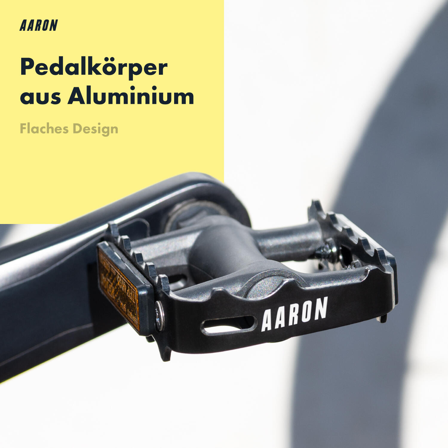 Tour Fahrradpedale Aluminium mit Reflektoren - StVZO zugelassen 4/6