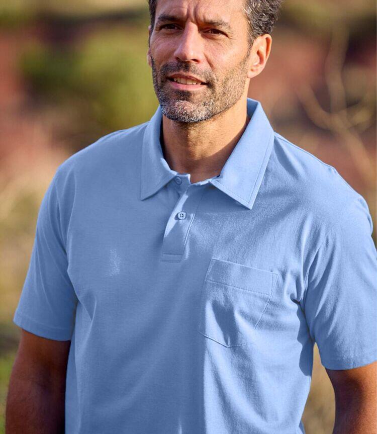 4er-Pack Poloshirts aus weichem Jersey 3/7
