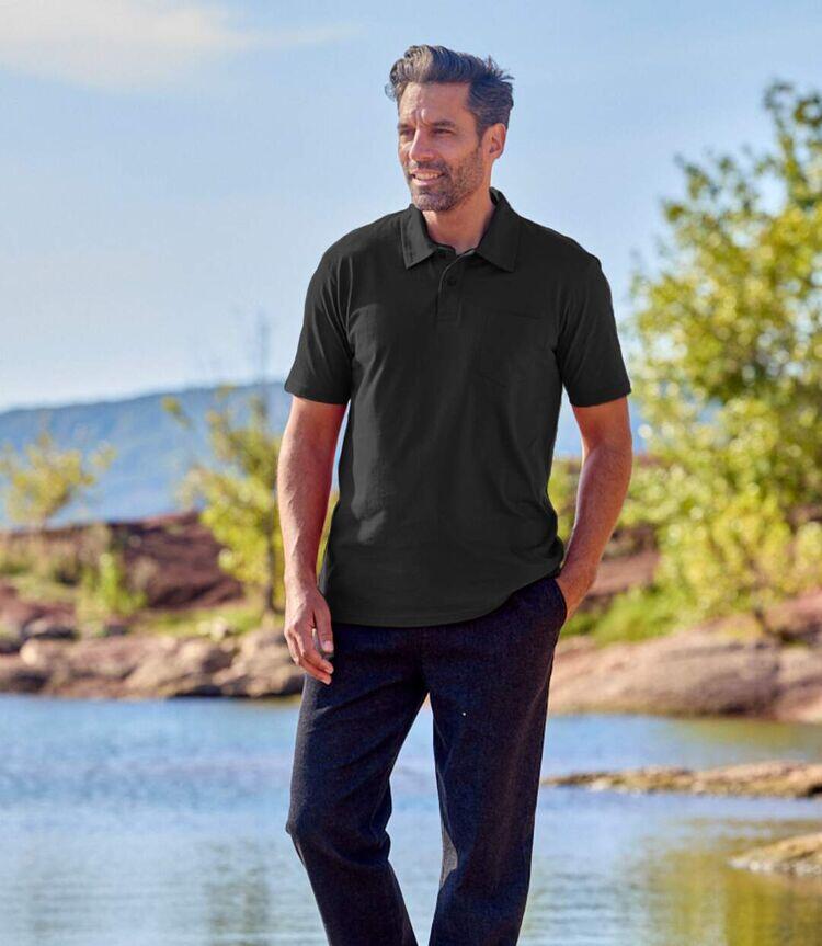 4er-Pack Poloshirts aus weichem Jersey 2/7
