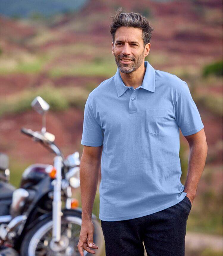4er-Pack Poloshirts aus weichem Jersey 4/7