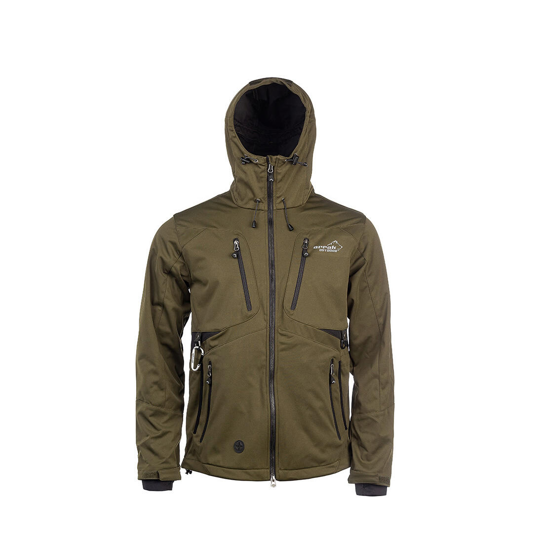 Arrak Akka Softshelljacke Herren Oliv 2/7