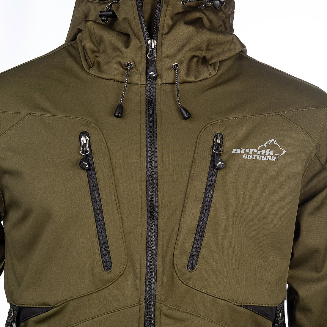 Arrak Akka Softshelljacke Herren Oliv 5/7