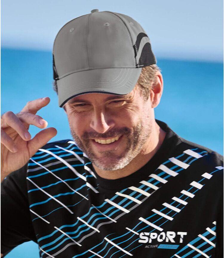 Lot de 2 Casquettes Microfibre Bicolore 2/3