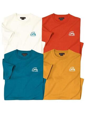 Lot de 4 Tee-Shirts Outdoor