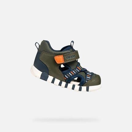 Sandales Bébé Garçon B SANDAL IUPIDOO BOY Bleu Marine/Rouge
