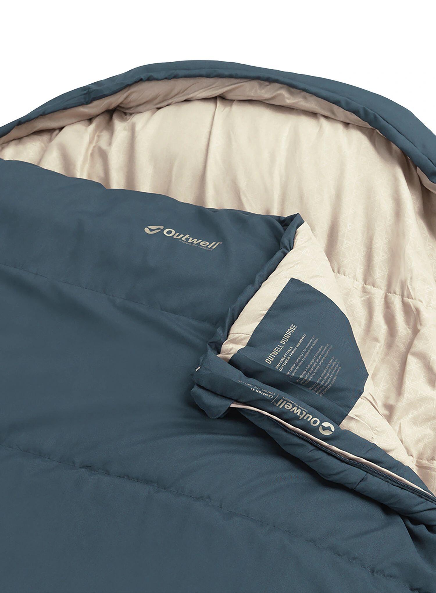 Śpiwór syntetyczny Outwell Campion Lux XL (195 cm) 4/6