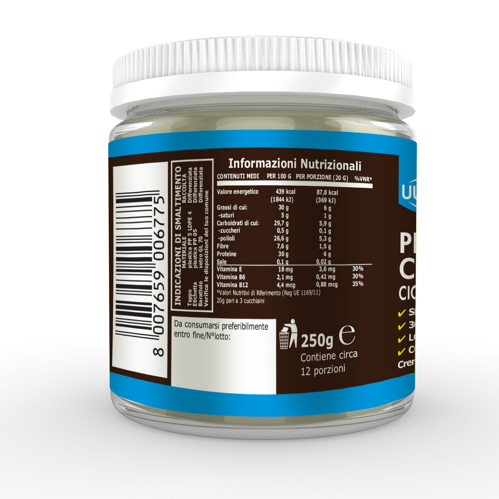 Alimento - PROTEIN CREAM CIOCCOLATO E ARANCIA 250g 3/7