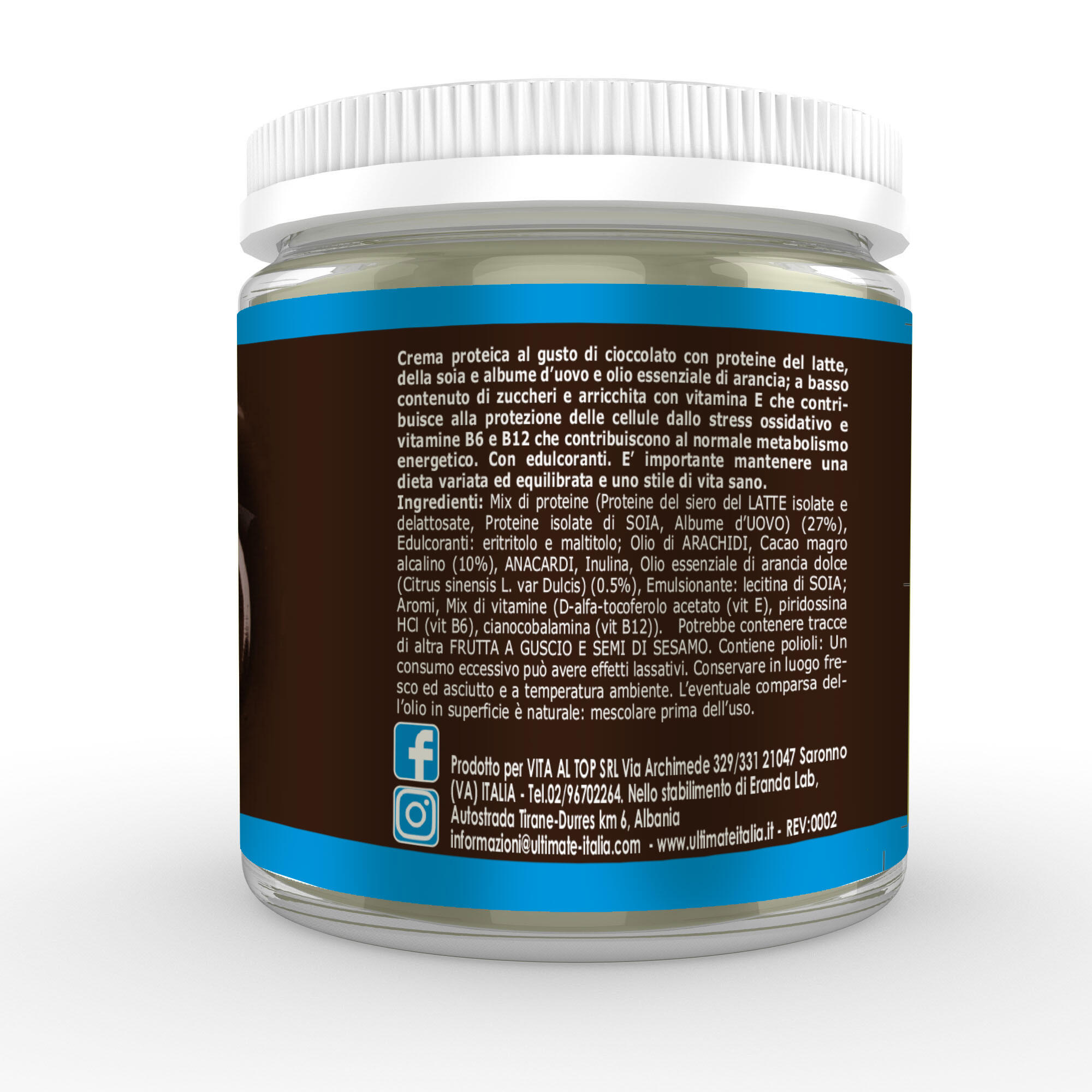 Alimento - PROTEIN CREAM CIOCCOLATO E ARANCIA 250g 2/7