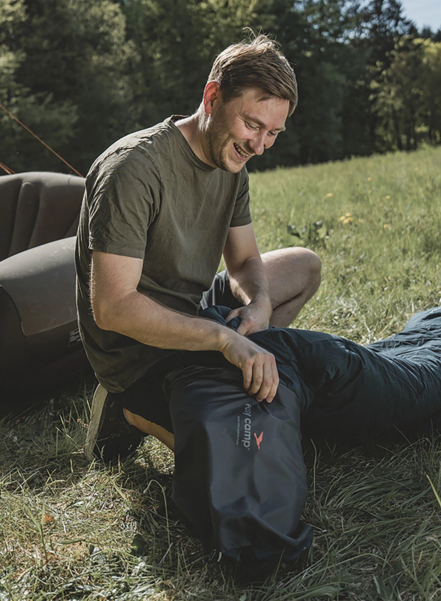 Śpiwór syntetyczny Easy Camp Raven I Square XL 5°C Left Zipper (195 cm) 5/7