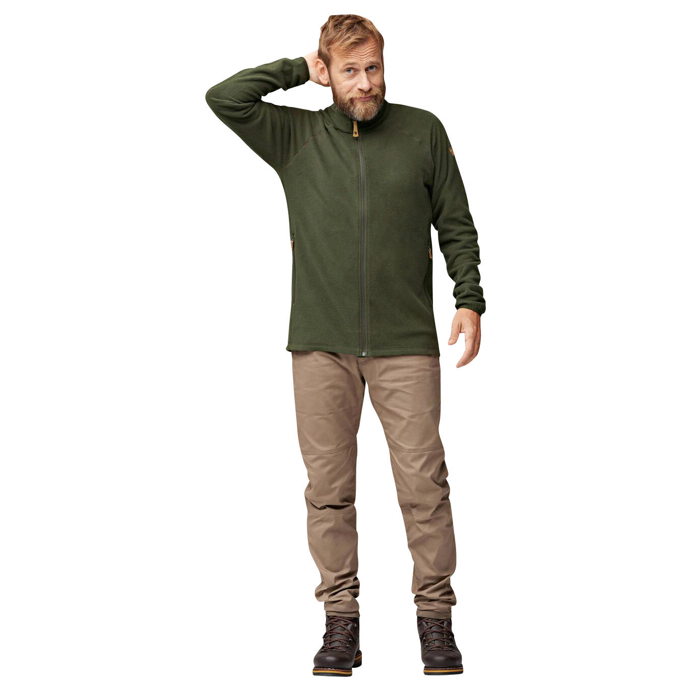 Fjällräven Övik Lite Fleecejacket M Herren (Deep Forest) Größe L 5/5