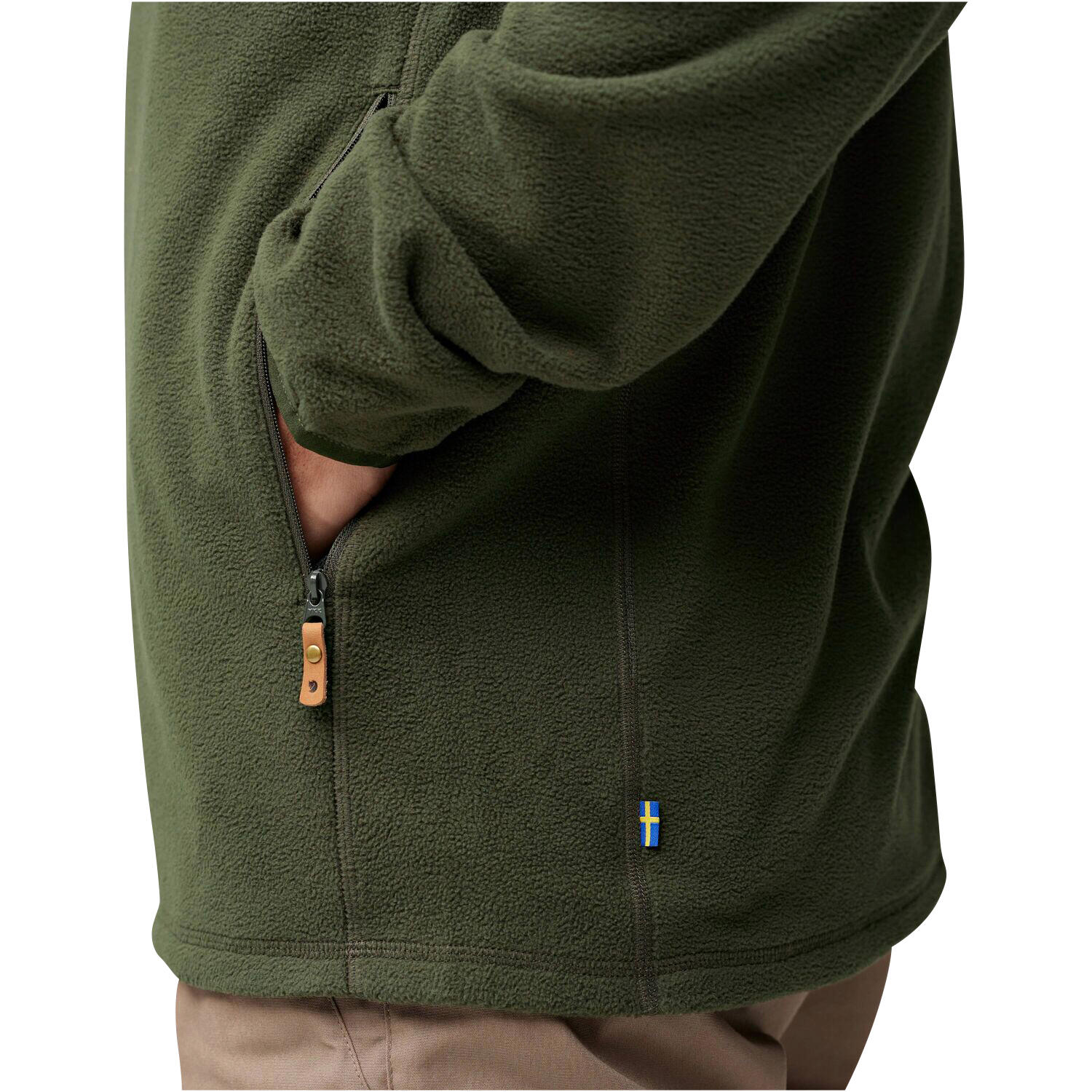 Fjällräven Övik Lite Fleecejacket M Herren (Deep Forest) Größe L 4/5
