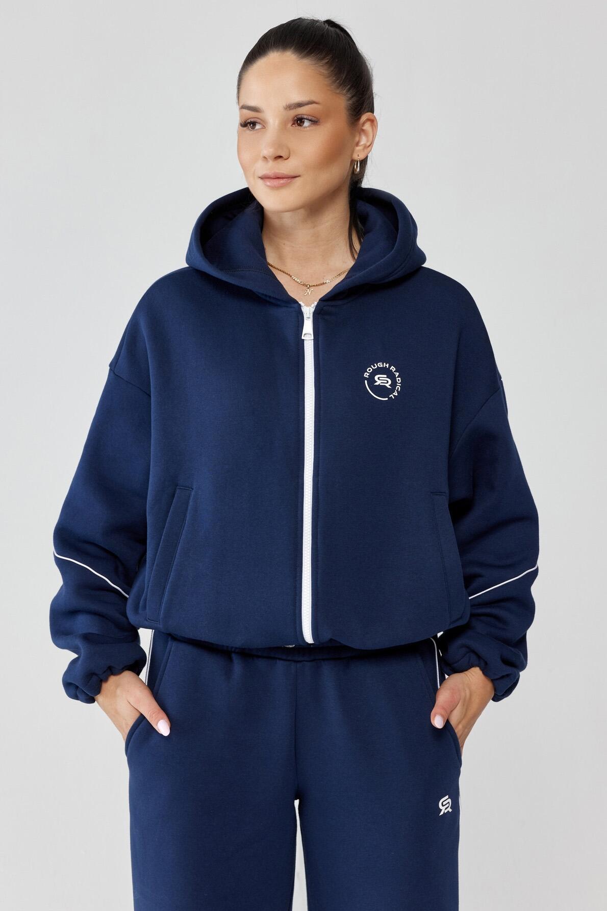 Damska bluza sportowa oversize Rough Radical Trip Hoodie Zip
