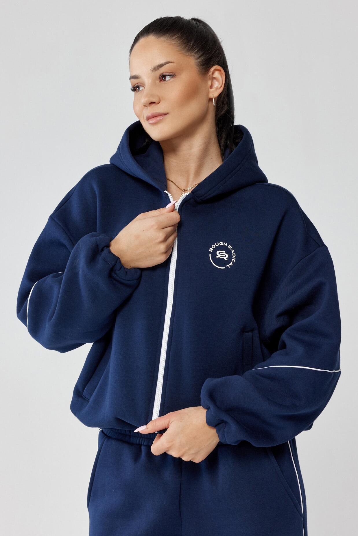 Damska bluza sportowa oversize Rough Radical Trip Hoodie Zip