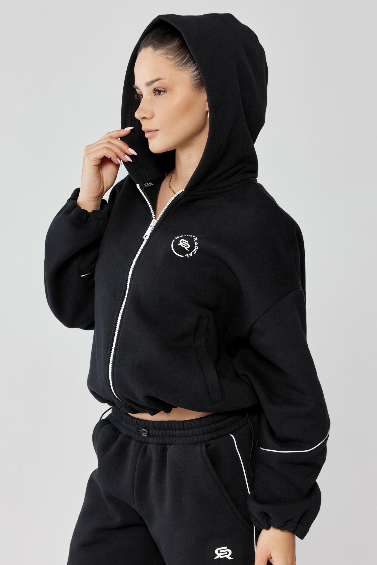 Damska bluza sportowa oversize Rough Radical Trip Hoodie Zip