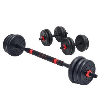 2-in-1 halterset 15 kg – korte & lange halter in één