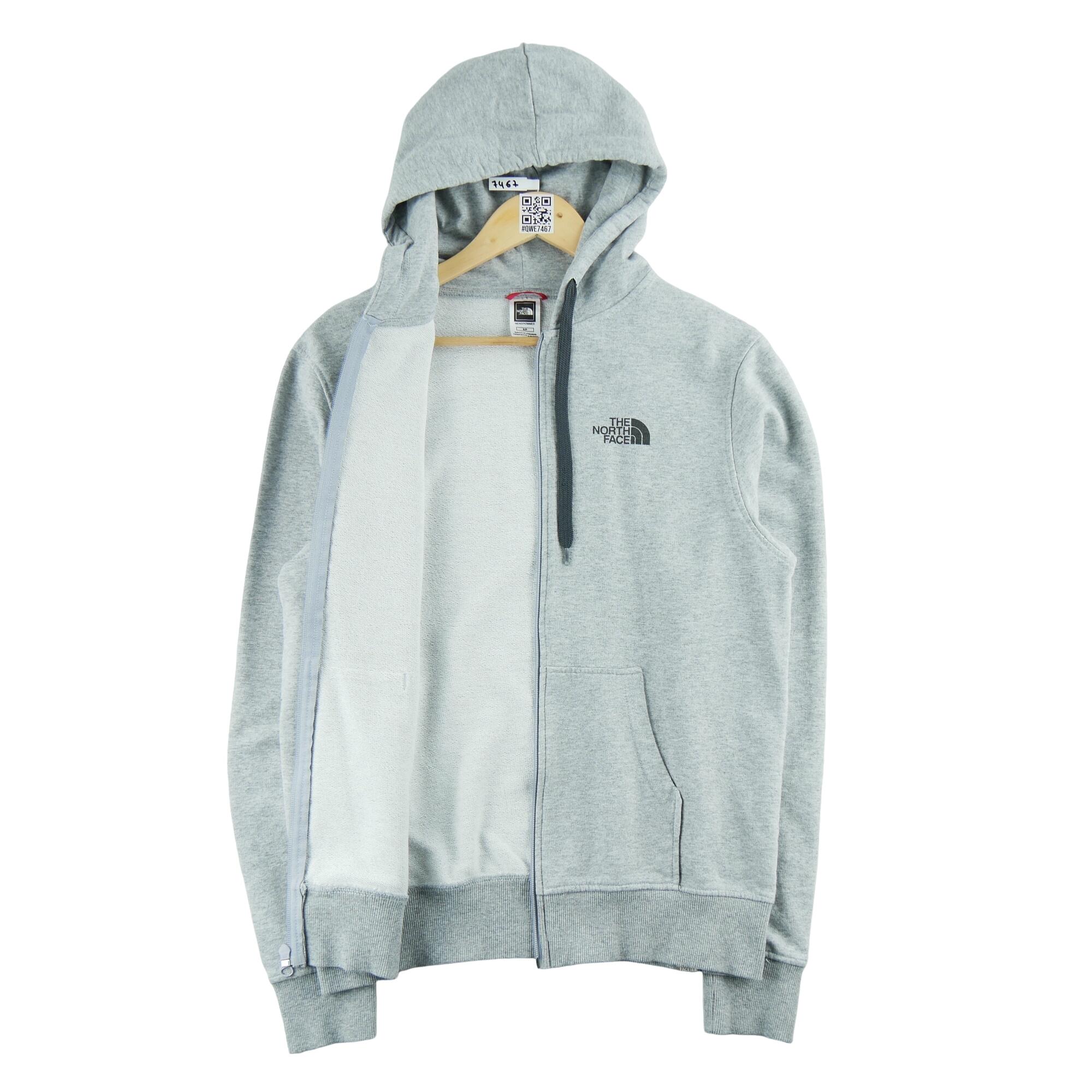 Second life - Herren Kapuzenjacke mit durchgehendem Reißverschluss TNF - Wie neu 3/7