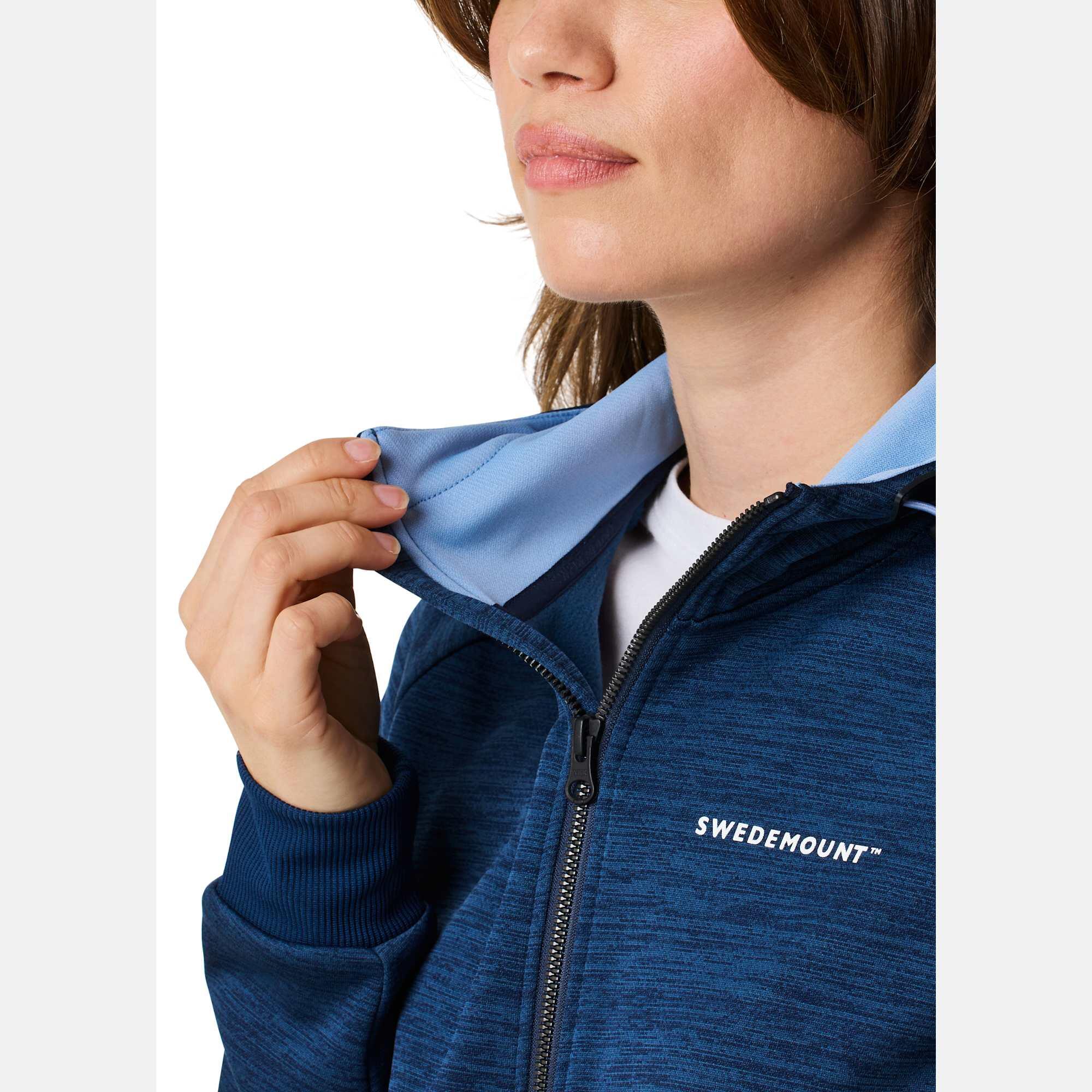 Damen Trainingssweatshirt Quick Dry Training Logo Zip Hood W II 6/7