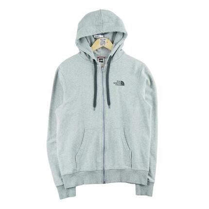 Second life - Herren Kapuzenjacke mit durchgehendem Reißverschluss TNF - Wie neu