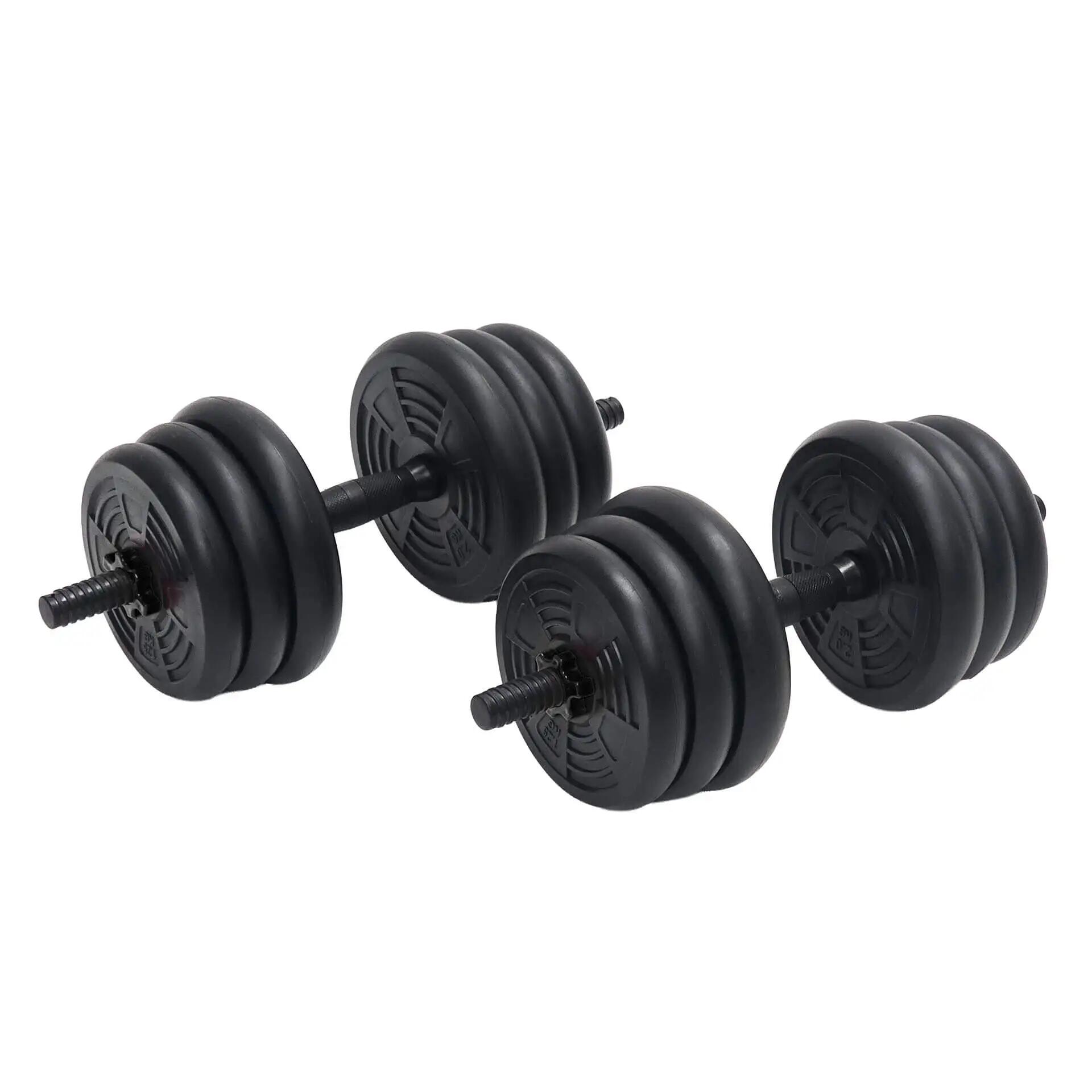 Haltères 4-en-1 20 kg – Haltère, barre, kettlebell réglable 3/7