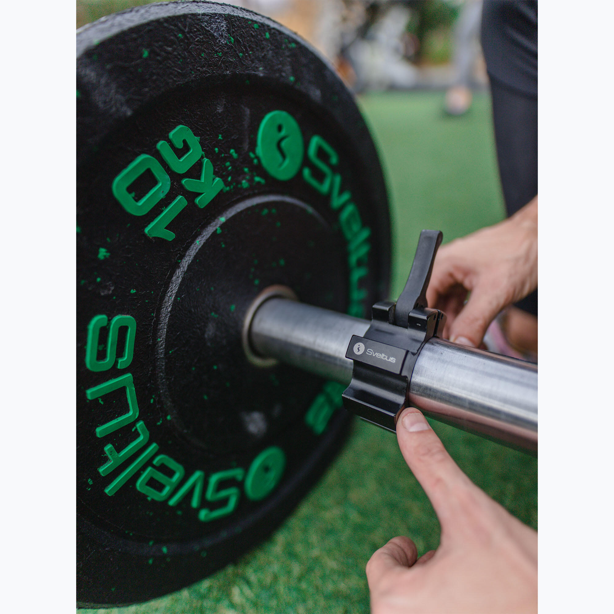 Zaciski do sztangi Sveltus Aluminium Stop Disc 2 szt. 4/5
