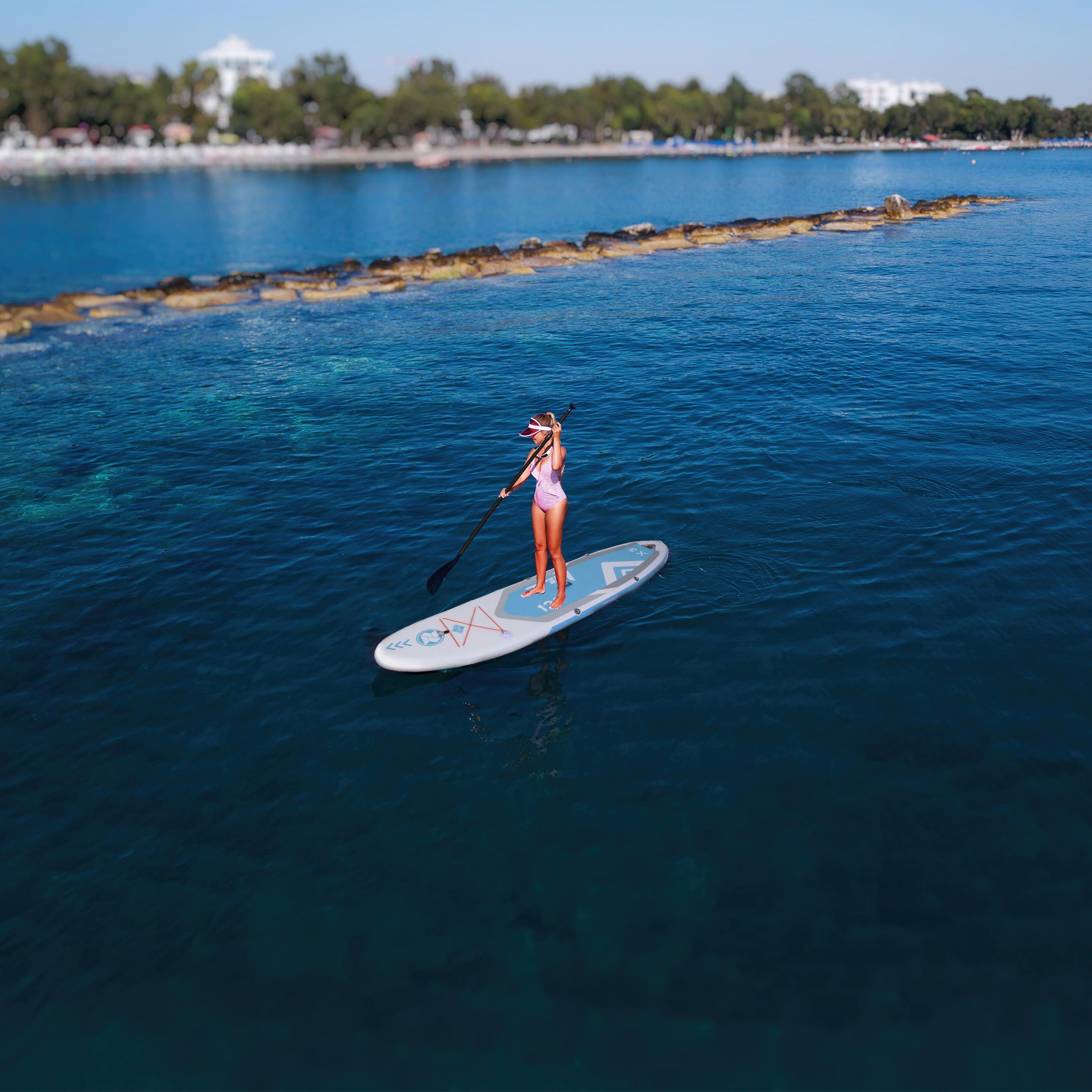 X3 SUP blau 365x81x15cm Stand Up Paddle Board aufblasbar Komplettset + Zubehör 2/7