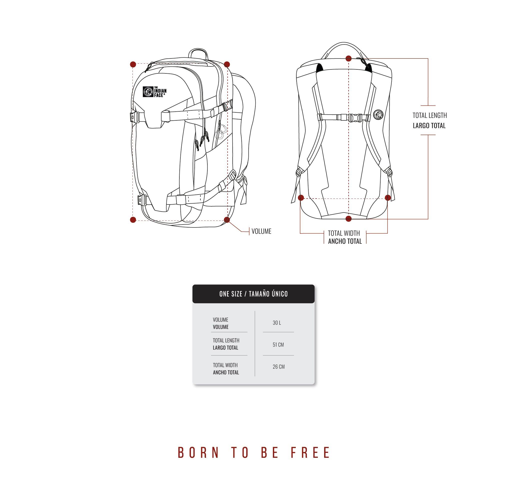 Unisex senderismo viaje mochila 30L resistente y acolchada Atlas Azul 7/7