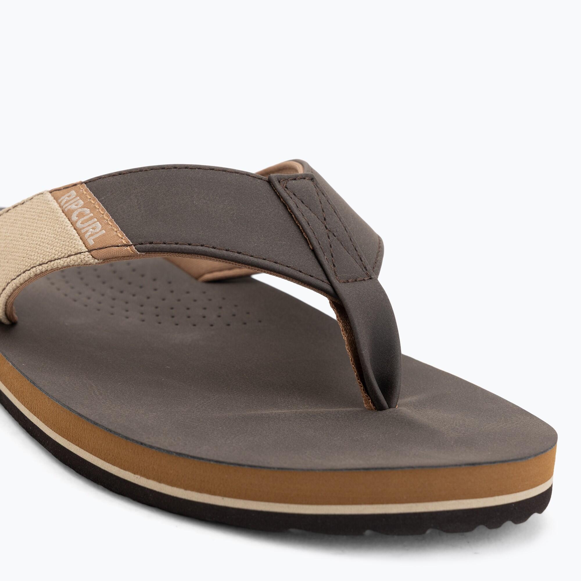 Tongs Homme Rip Curl "Oxford Bloom Open Toe" 44 Marron 7/7