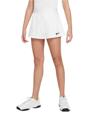 Nike court dri-fit victory tennisrok meisjes wit