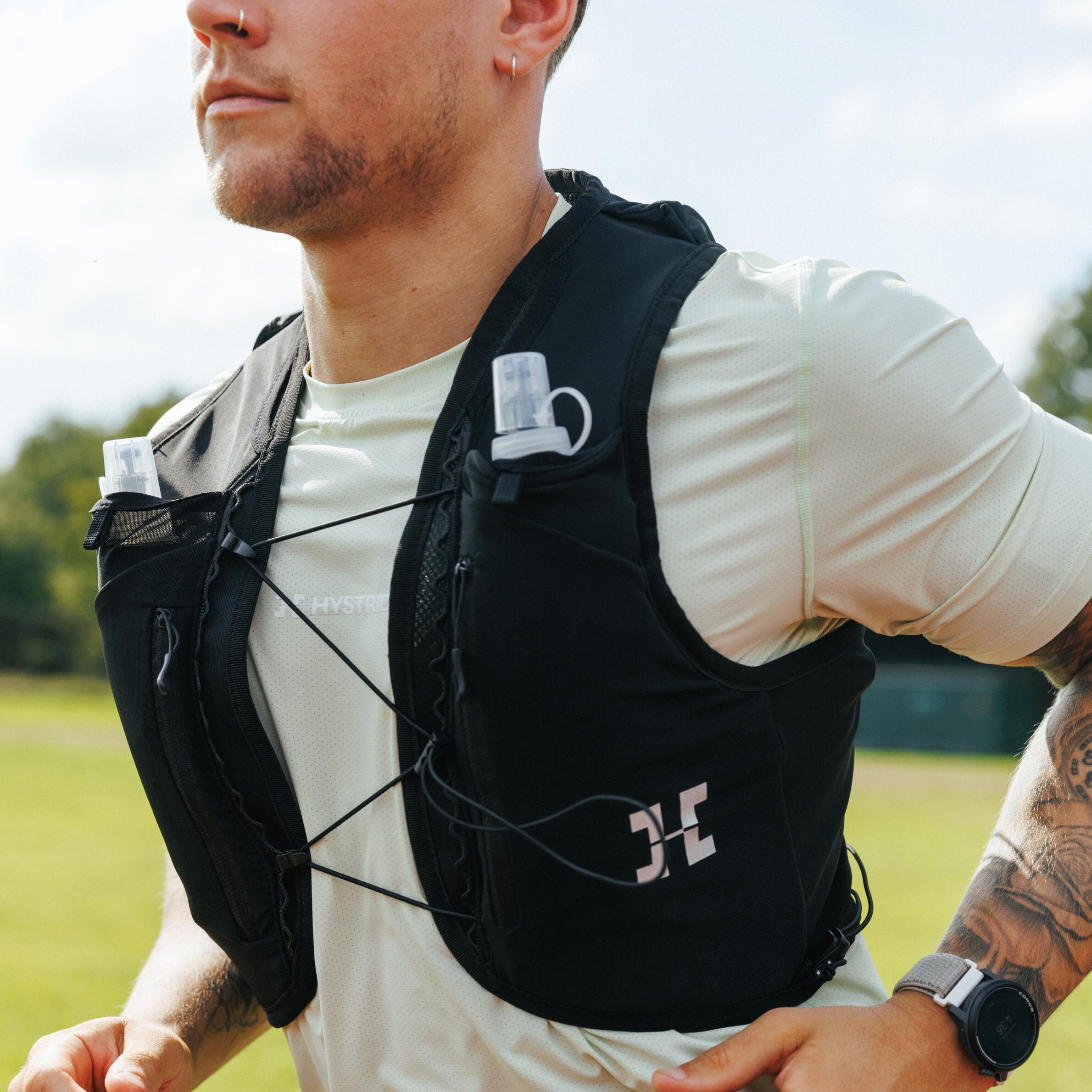 Gilet de course / Gilet d’hydratation – Gilet porte-bouteille, confort extrême. 2/7