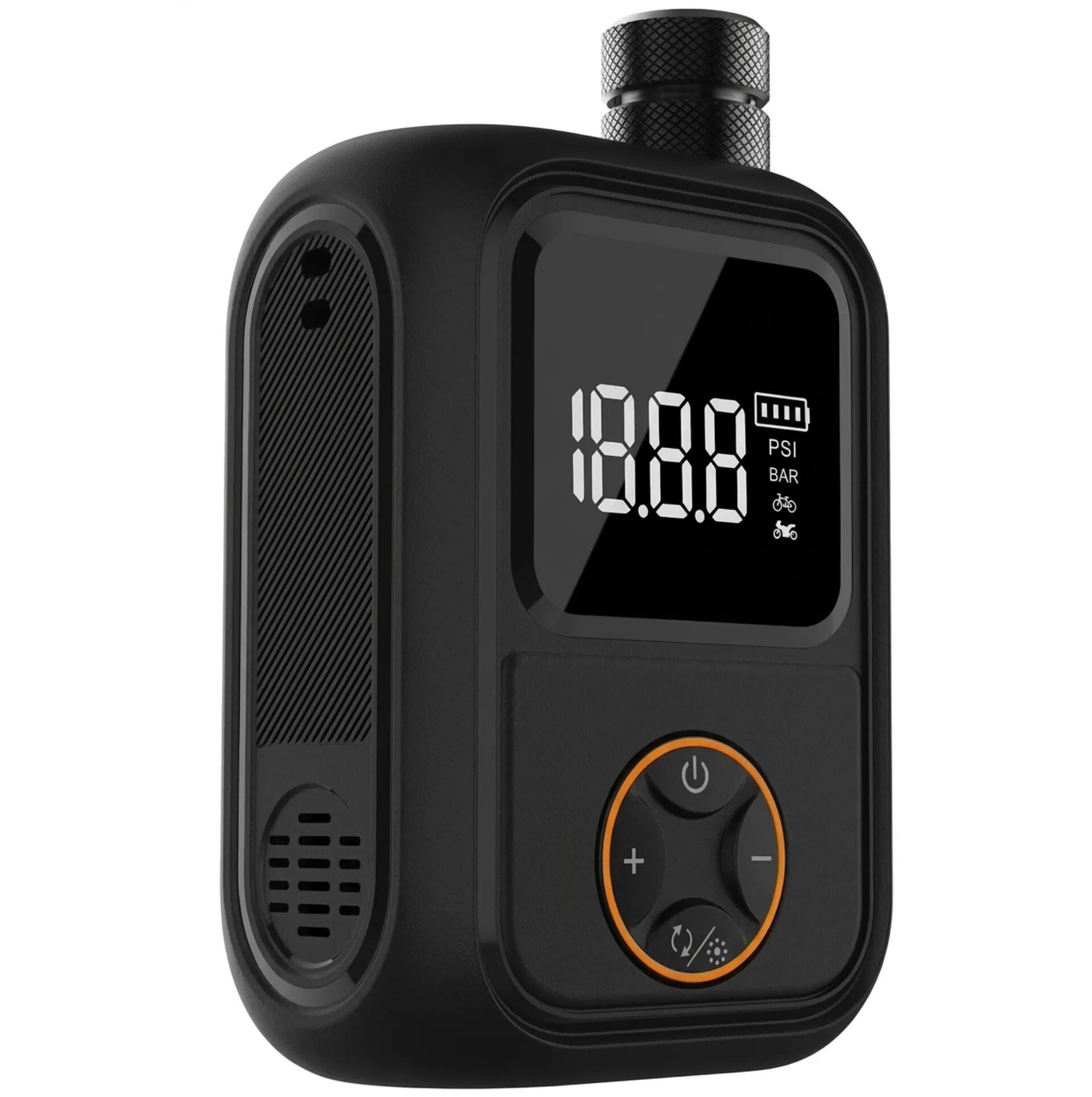 bomba elétrica bicicleta 150 PSI digital auto stop USB-C BLDC 2/6