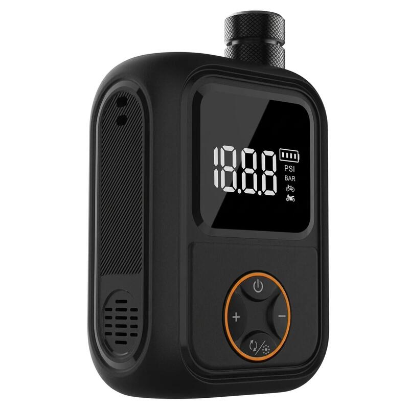pompa electrica bicicleta 150 PSI digital auto stop USB-C
