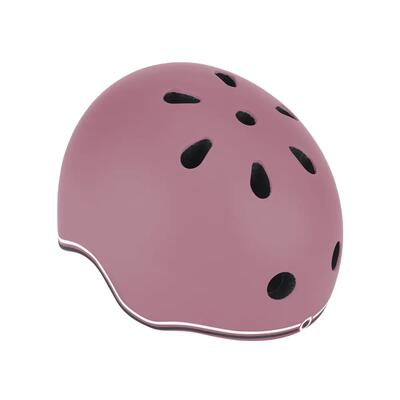 Globber helm go up donkerroze
