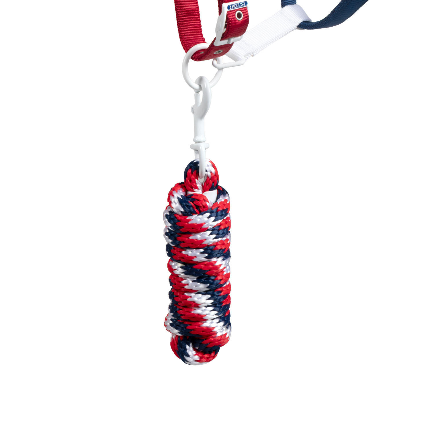 Licol pour cheval en nylon avec longueur Pool's USA 4/4