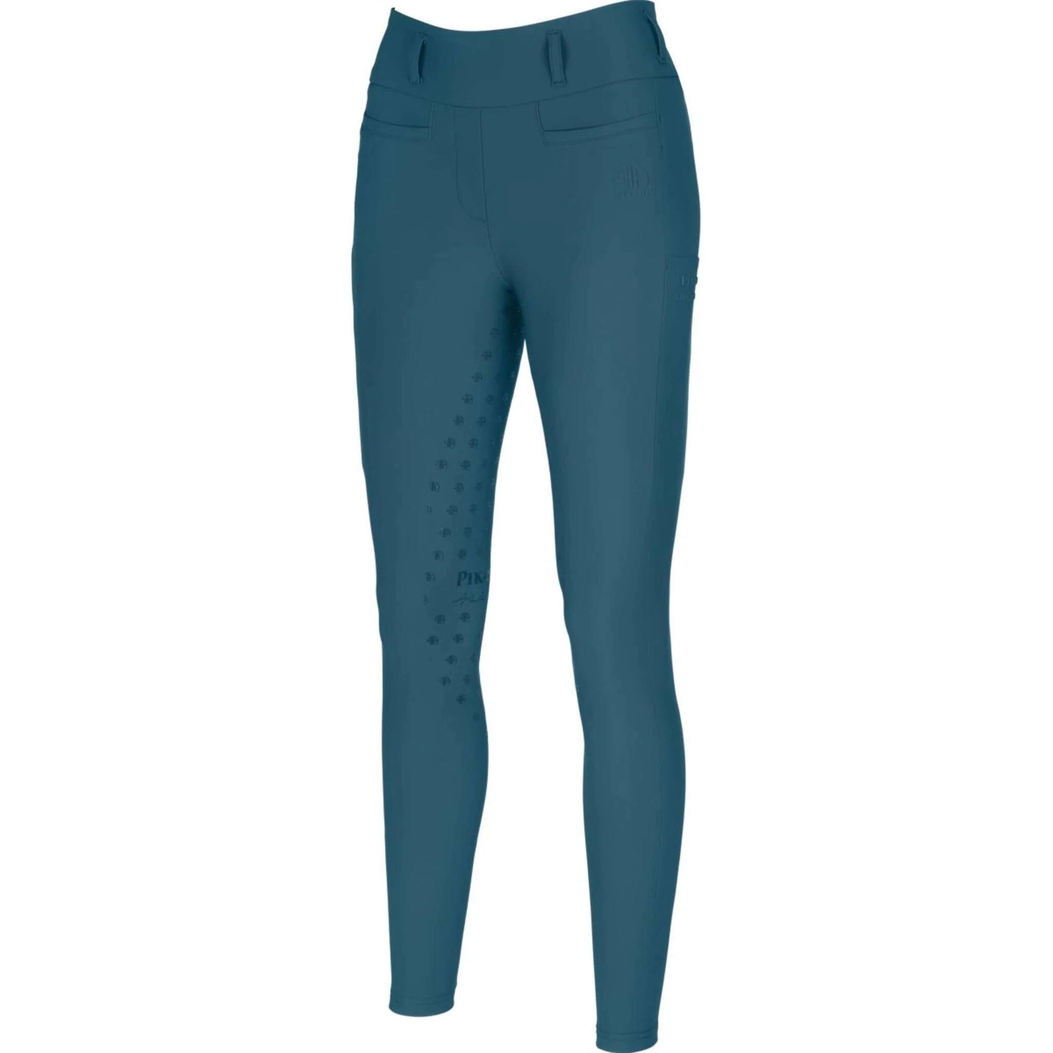 Reithose Damen Linnett mit Vollgrip nightblue 3/7