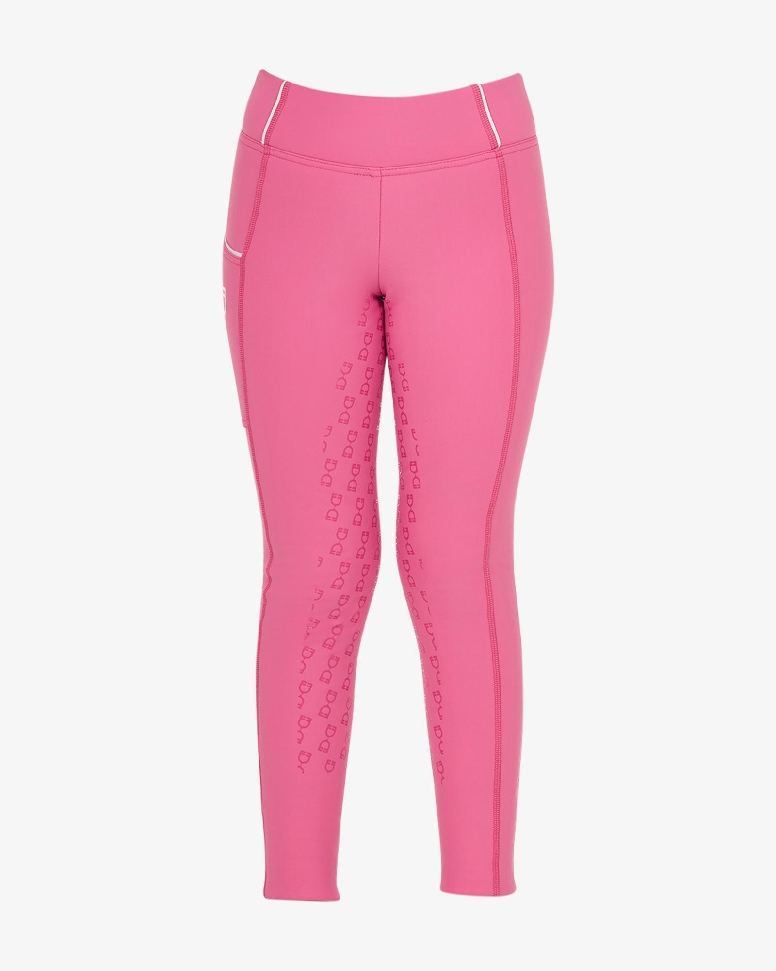 Equestro Meisjes Slim Fit Grip Legging Apple - 2/7