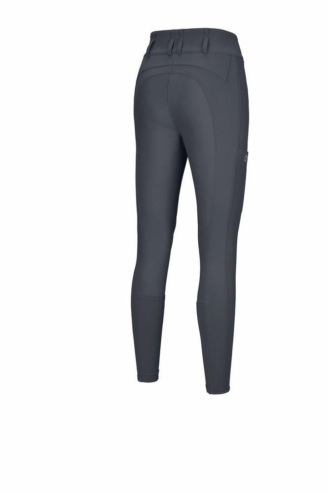 Pikeur Dames New Candela Rijbroek Lederen Grip  Hoge Taille Classic Grijs - 6/7