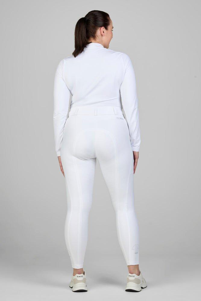 Pikeur Dames Rijbroek Amia Sd 6875 Midwaist Classic Wit - 3/7