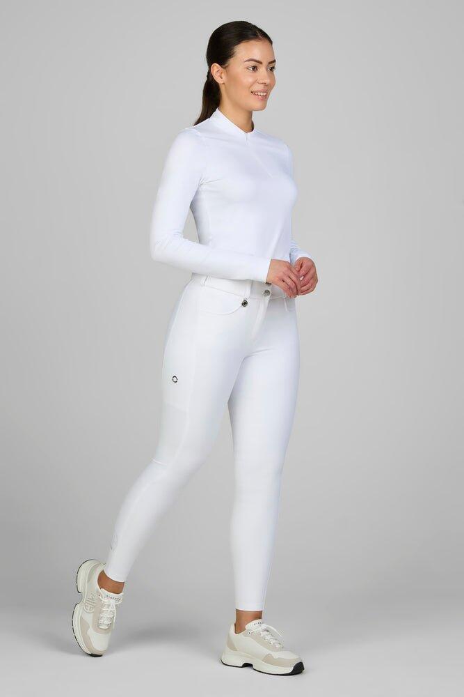Pikeur Dames Rijbroek Amia Sd 6875 Midwaist Classic Wit - 2/7