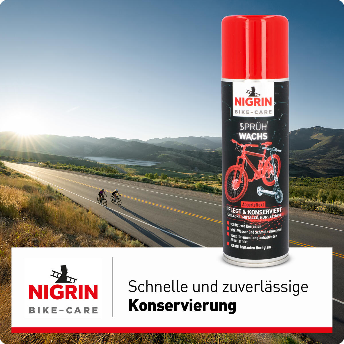 Wosk do roweru spray NIGRIN 300 ml 6/7