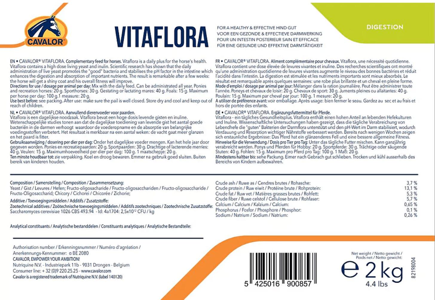 Cavalor Vitaflora Kleurloos - 2/2