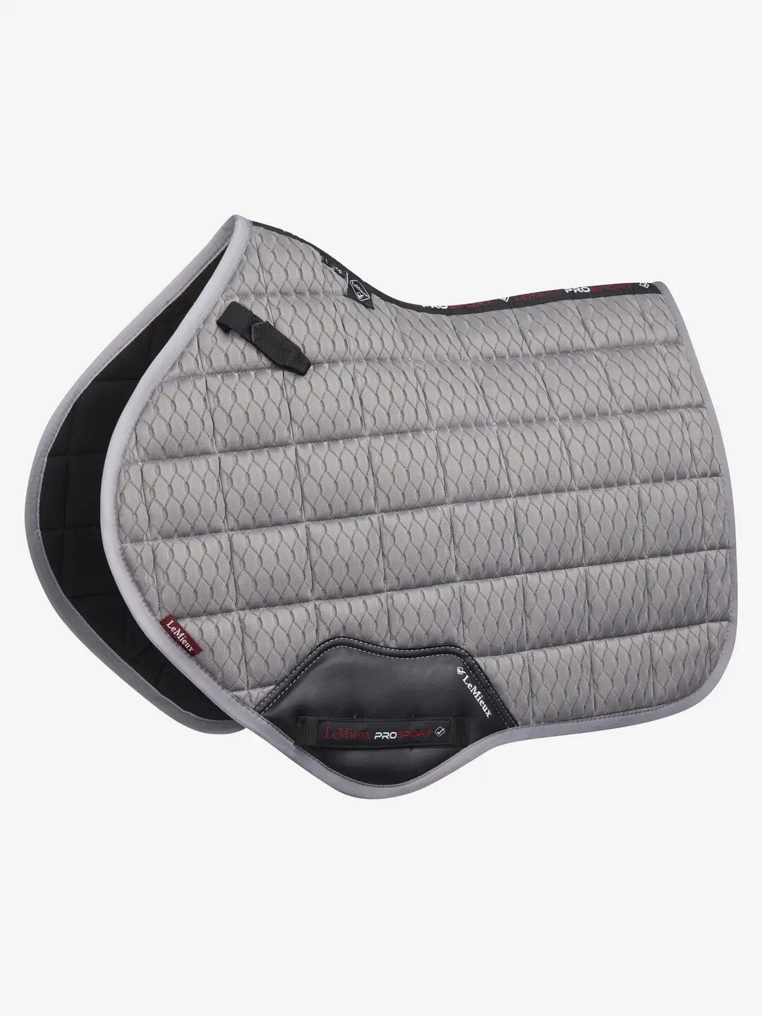 Zadeldek LeMieux Carbon Mesh Air CC Square Donkerrood 6/7