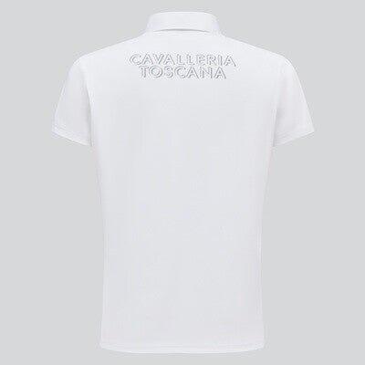 Cavalleria Toscana Jersey Button Wedstrijd Polo Boys Wit - 2/2
