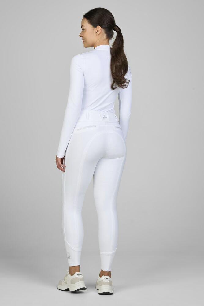 Pikeur Laure Rijbroek Dames Full Grip Sd Classic Wit - 3/7