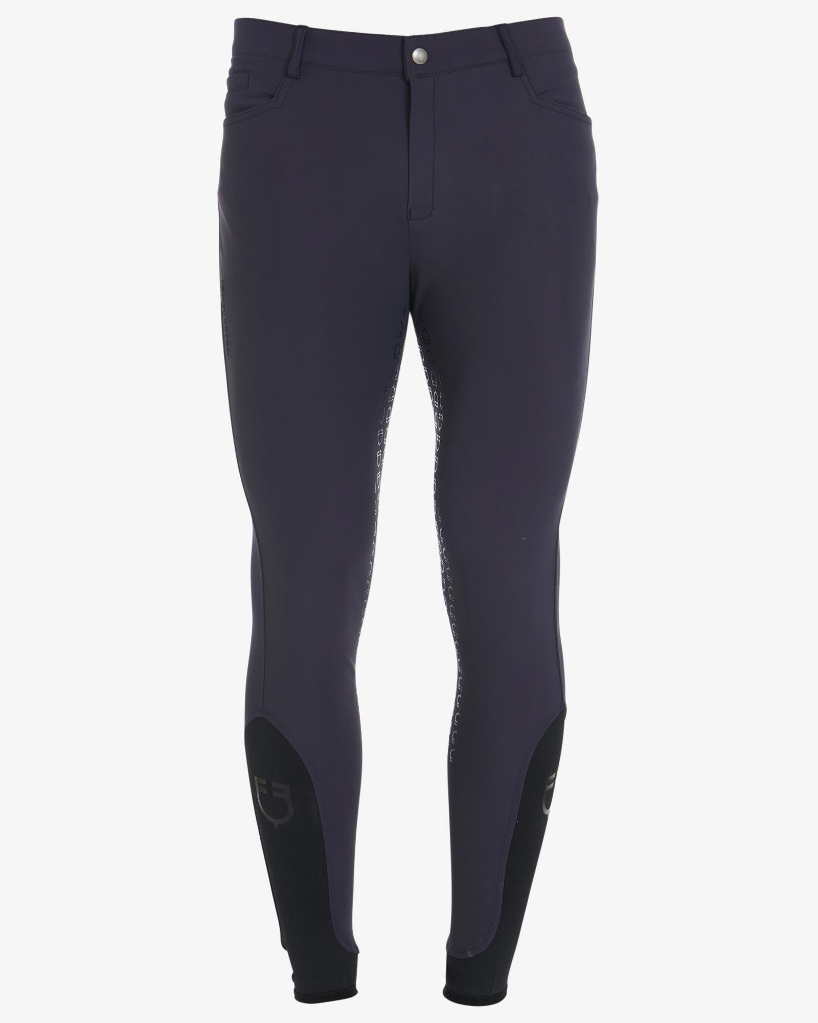Equestro Heren Aria Slim Fit Full Grip Rijbroek Kleurloos - 4/7