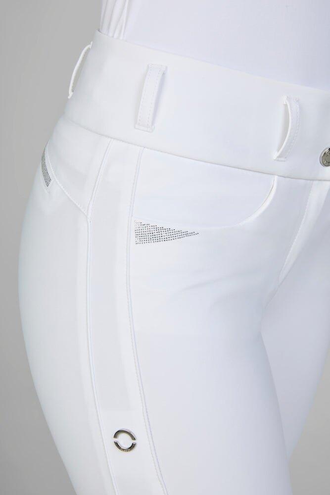 Pikeur Laure Rijbroek Dames Full Grip Sd Classic Wit - 7/7