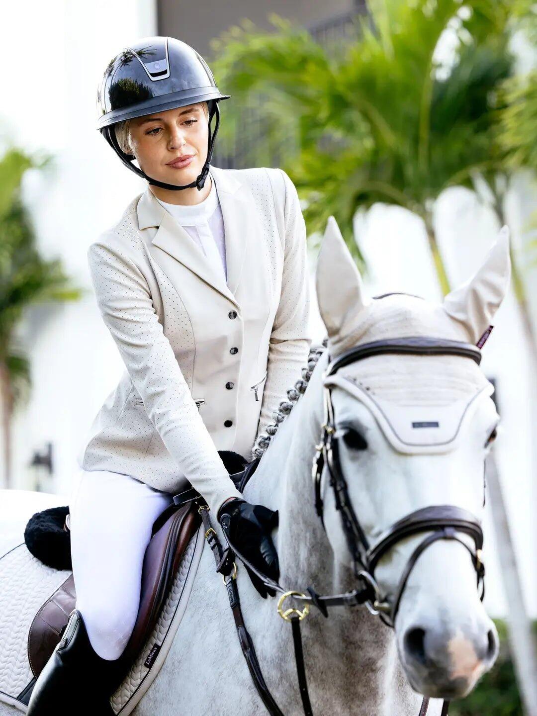 Lemieux Jessica Mesh Wedstrijdjas Dames Grijs - 3/6