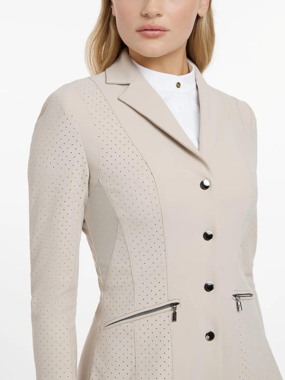 Lemieux Jessica Mesh Wedstrijdjas Dames Grijs - 5/6