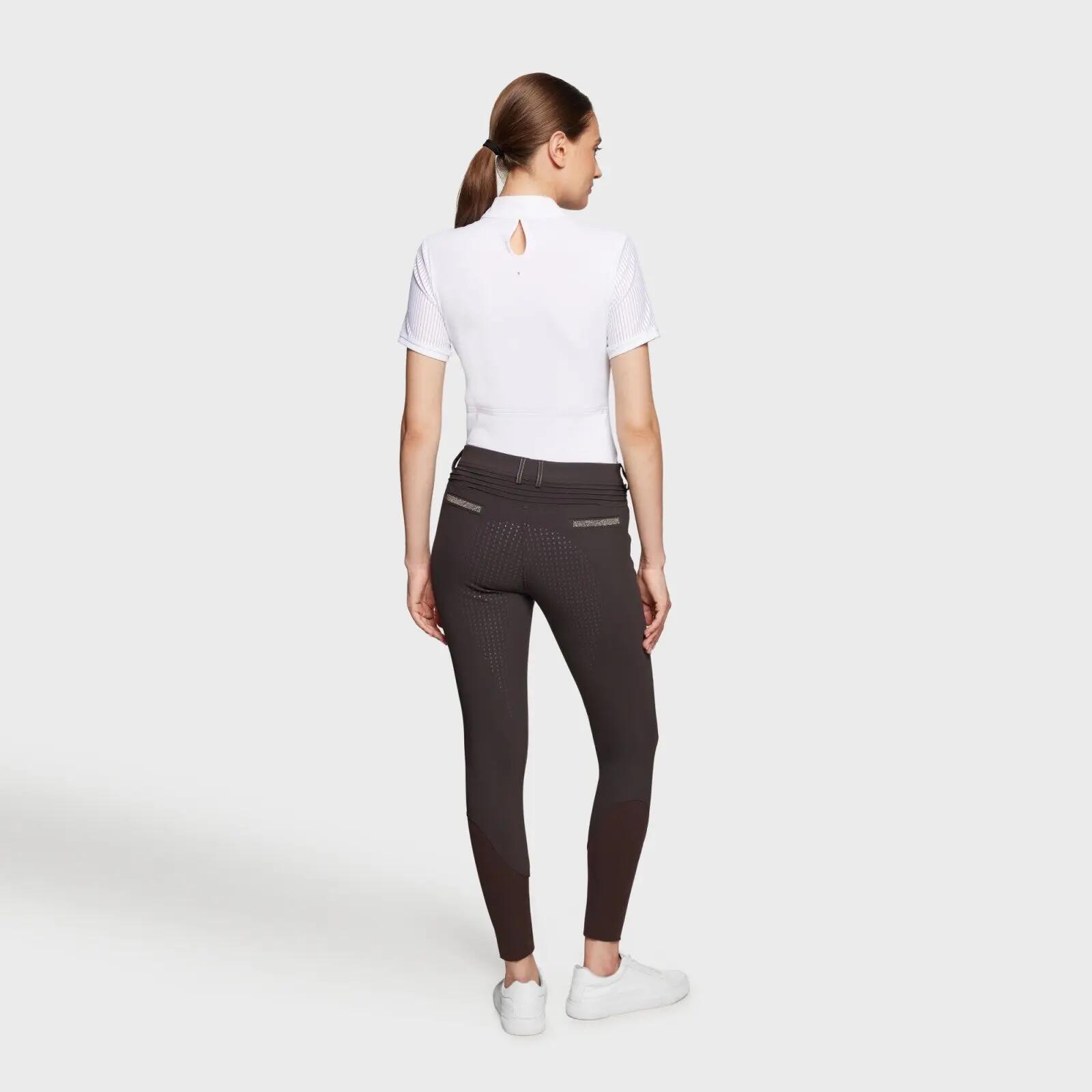 Reitbundhose Samshield Diane Full Grip Weiß 4/6