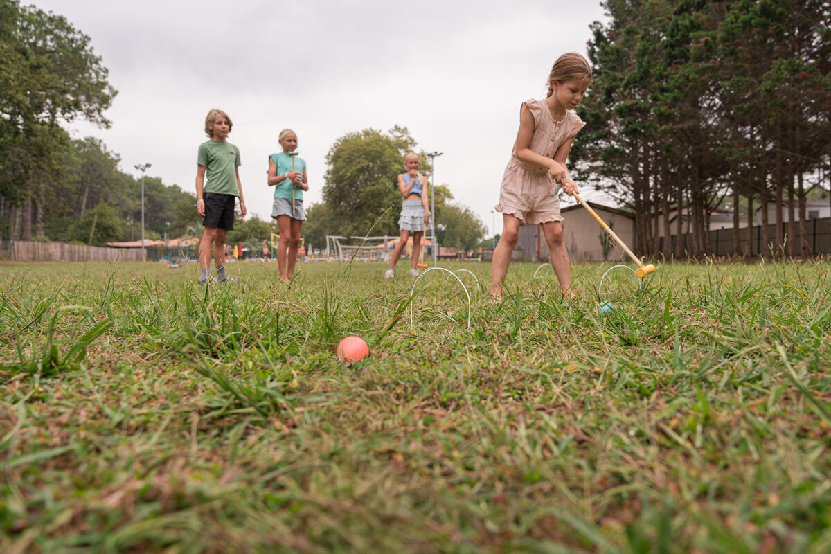 Jeu de croquet en bois - jeu de plein air pour enfants 5/8