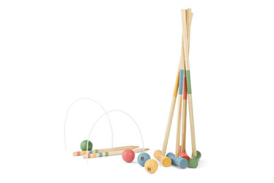 Croquet set - buitenspeelgoed van hout voor kinderen